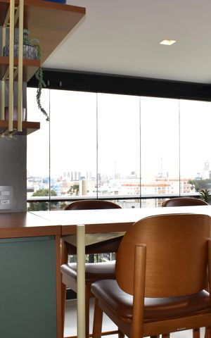 Apartamento para alugar com 84m², 1 quarto e 2 vagasCopa