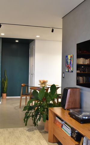 Apartamento para alugar com 84m², 1 quarto e 2 vagasSala