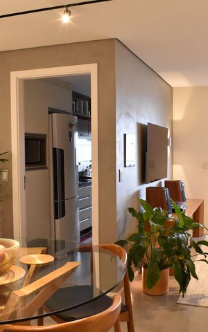 Apartamento para alugar com 84m², 1 quarto e 2 vagasSala