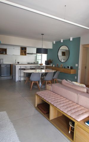Apartamento à venda com 100m², 3 quartos e 2 vagasSala
