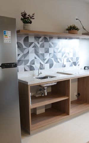 Apartamento para alugar com 26m², 1 quarto e 1 vagaÁrea comum