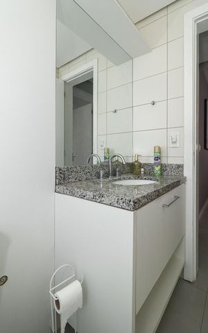 Apartamento à venda com 120m², 2 quartos e 2 vagasBanheiro Social