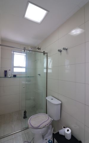 Casa para alugar com 370m², 3 quartos e 4 vagasBanheiro da Suíte 3
