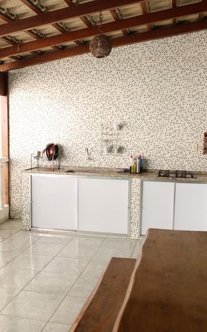 Casa à venda com 180m², 2 quartos e 2 vagasÁrea gourmet