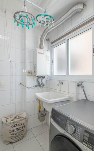 Apartamento à venda com 124m², 3 quartos e 2 vagasLavanderia