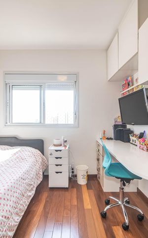 Apartamento à venda com 124m², 3 quartos e 2 vagasQuarto 2