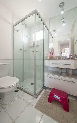 Apartamento à venda com 124m², 3 quartos e 2 vagasBanheiro Social