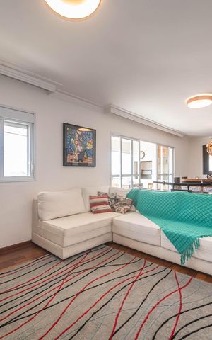 Apartamento à venda com 124m², 3 quartos e 2 vagasSala