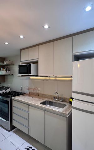 Apartamento à venda com 100m², 2 quartos e 2 vagas Apartamento à venda com 100m², 2 quartos e 2 vagasCozinha