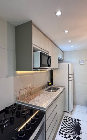 Apartamento à venda com 100m², 2 quartos e 2 vagas Apartamento à venda com 100m², 2 quartos e 2 vagasCozinha