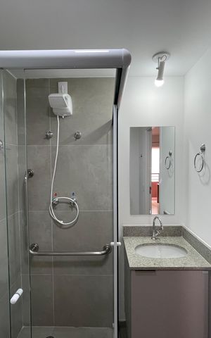 Studio à venda com 25m², 1 quarto e sem vaga Studio à venda com 25m², 1 quarto e sem vagaBanheiro