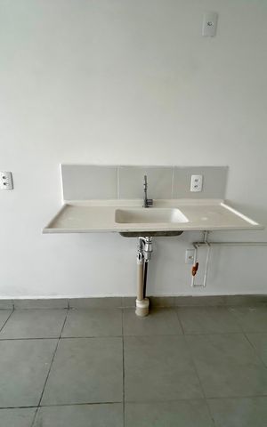 Apartamento para alugar com 32m², 2 quartos e sem vaga Apartamento para alugar com 32m², 2 quartos e sem vagaCozinha e Área de Serviço