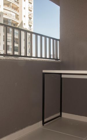 Studio à venda com 24m², 1 quarto e sem vagaVaranda