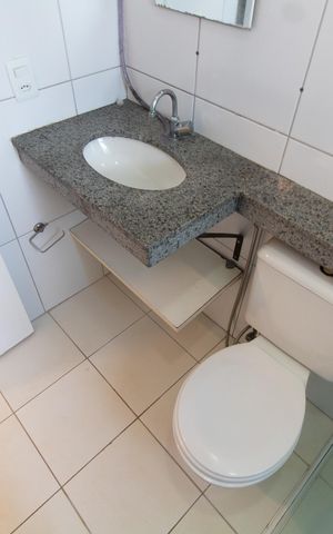 Casa de condomínio para alugar com 90m², 3 quartos e 2 vagas Casa de condomínio para alugar com 90m², 3 quartos e 2 vagasBanheiro Social