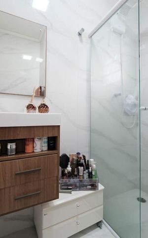 Casa à venda com 125m², 3 quartos e 2 vagasBanheiro da Suíte