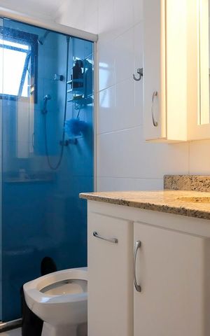 Apartamento à venda com 135m², 3 quartos e 2 vagasBanheiro da suíte 2