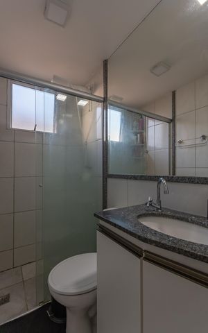 Casa de condomínio à venda com 72m², 2 quartos e 1 vaga Casa de condomínio à venda com 72m², 2 quartos e 1 vagaBanheiro Social