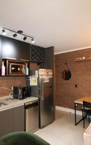 Apartamento à venda com 66m², 2 quartos e 2 vagasSala / Cozinha