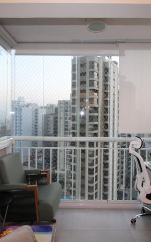 Apartamento à venda com 66m², 2 quartos e 2 vagasSala / Cozinha - Varanda