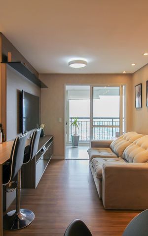 Apartamento à venda com 68m², 2 quartos e 1 vaga Apartamento à venda com 68m², 2 quartos e 1 vagaSala