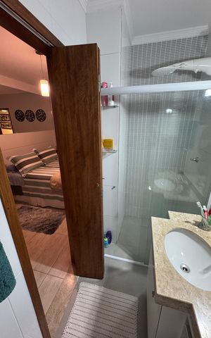 Casa de condomínio à venda com 62m², 2 quartos e 1 vaga Casa de condomínio à venda com 62m², 2 quartos e 1 vagaBanheiro