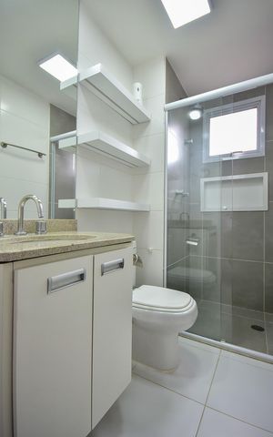 Apartamento à venda com 77m², 2 quartos e 2 vagasBanheiro Suíte 1