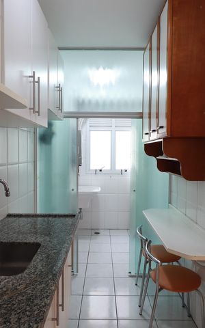 Apartamento para alugar com 60m², 2 quartos e 1 vagaCozinha e Área de Serviço