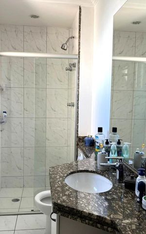 Apartamento à venda com 120m², 3 quartos e 4 vagas Apartamento à venda com 120m², 3 quartos e 4 vagasBanheiro