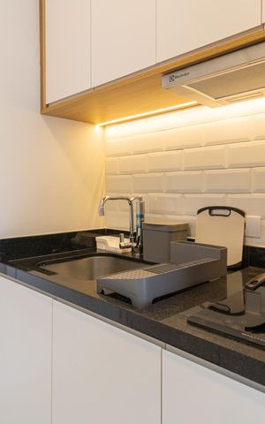 Studio para alugar com 24m², 1 quarto e sem vaga Studio para alugar com 24m², 1 quarto e sem vagaCozinha