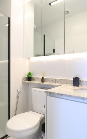 Apartamento à venda com 24m², 1 quarto e sem vagaBanheiro