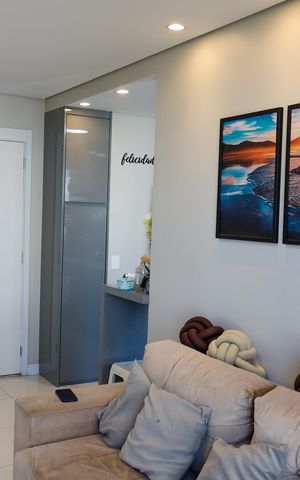Apartamento à venda com 57m², 2 quartos e 1 vaga Apartamento à venda com 57m², 2 quartos e 1 vagaSala