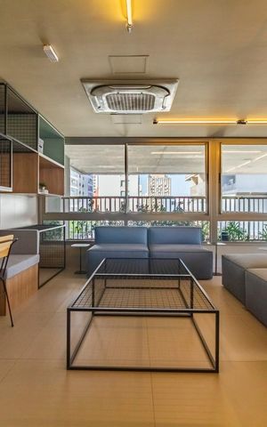 Studio para alugar com 36m², 1 quarto e sem vagaÁrea comum - Salão de festas 2