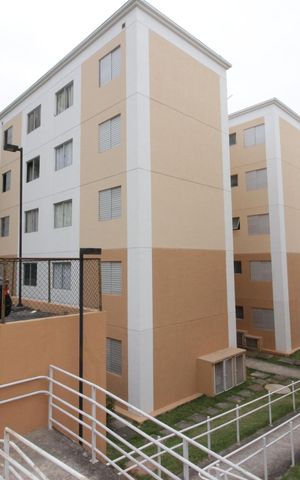 Apartamento à venda com 42m², 2 quartos e 1 vagaFachada do bloco