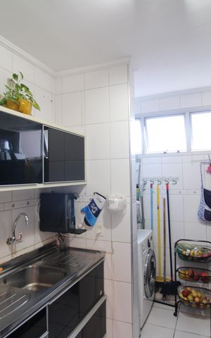 Apartamento à venda com 49m², 2 quartos e 1 vaga Cozinha / Área de Serviço