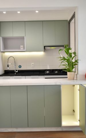 Apartamento à venda com 64m², 1 quarto e 1 vaga Apartamento à venda com 64m², 1 quarto e 1 vagaCozinha
