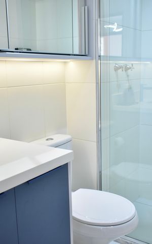 Apartamento à venda com 64m², 1 quarto e 1 vaga Apartamento à venda com 64m², 1 quarto e 1 vagaBanheiro da Social