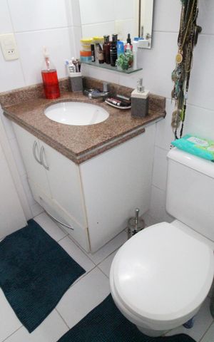 Casa para alugar com 130m², 3 quartos e 2 vagasBanheiro da Suíte
