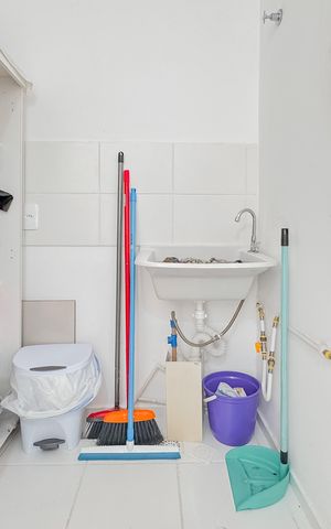 Apartamento à venda com 35m², 2 quartos e sem vaga Apartamento à venda com 35m², 2 quartos e sem vagaCozinha e Área de Serviço