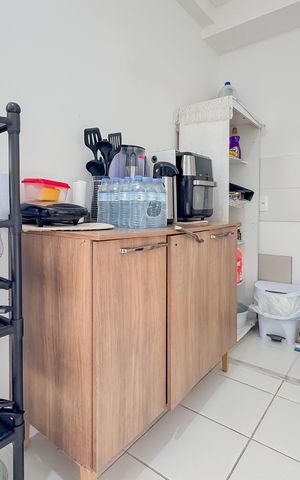 Apartamento à venda com 35m², 2 quartos e sem vaga Apartamento à venda com 35m², 2 quartos e sem vagaCozinha e Área de Serviço