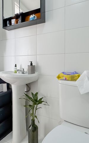 Apartamento à venda com 35m², 2 quartos e sem vaga Apartamento à venda com 35m², 2 quartos e sem vagaBanheiro