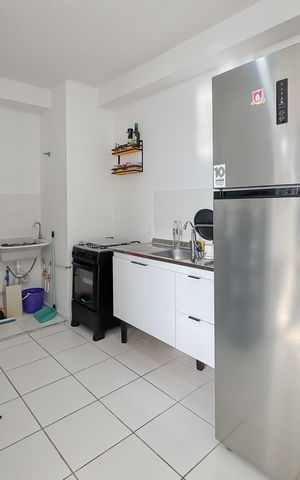 Apartamento à venda com 35m², 2 quartos e sem vaga Apartamento à venda com 35m², 2 quartos e sem vagaCozinha e Área de Serviço