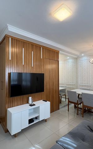 Apartamento à venda com 63m², 2 quartos e 2 vagas Apartamento à venda com 63m², 2 quartos e 2 vagasSala