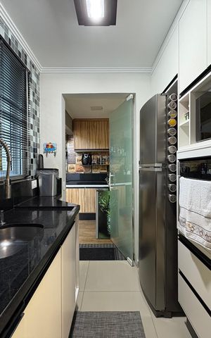 Apartamento à venda com 63m², 2 quartos e 2 vagas Apartamento à venda com 63m², 2 quartos e 2 vagasCozinha