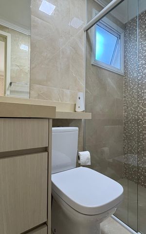 Apartamento à venda com 63m², 2 quartos e 2 vagas Apartamento à venda com 63m², 2 quartos e 2 vagasBanheiro