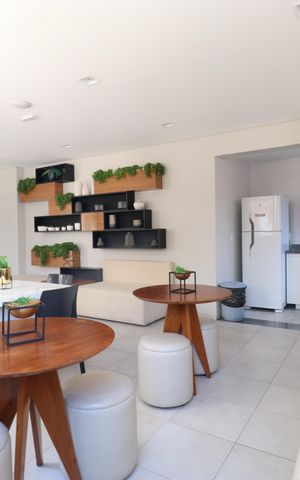 Apartamento à venda com 35m², 2 quartos e sem vagaÁrea comum - Salão de festas