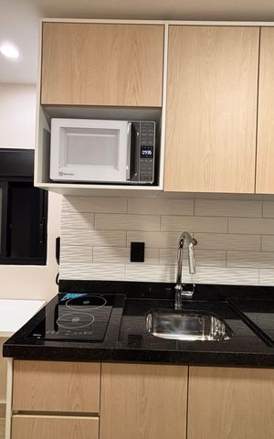 Studio para alugar com 18m², 1 quarto e sem vaga Studio para alugar com 18m², 1 quarto e sem vagaCozinha