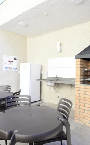 Apartamento à venda com 37m², 2 quartos e sem vagaÁrea comum
