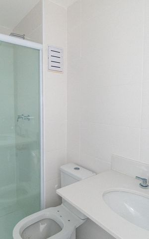 Studio à venda com 27m², 1 quarto e sem vaga Studio à venda com 27m², 1 quarto e sem vagaBanheiro Social