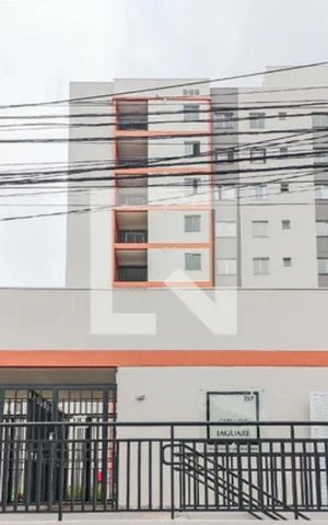 Apartamento para alugar com 34m², 2 quartos e 1 vagaFachada e portaria