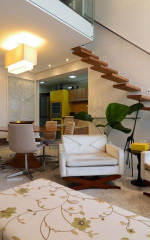 Apartamento para alugar com 105m², 1 quarto e 2 vagas Apartamento para alugar com 105m², 1 quarto e 2 vagasSala